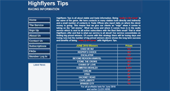 Desktop Screenshot of highflyersracing.com
